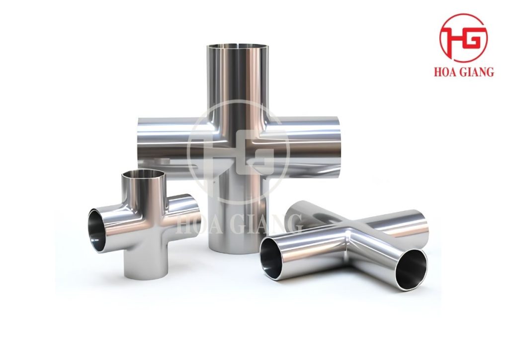 chữ thập inox vi sinh